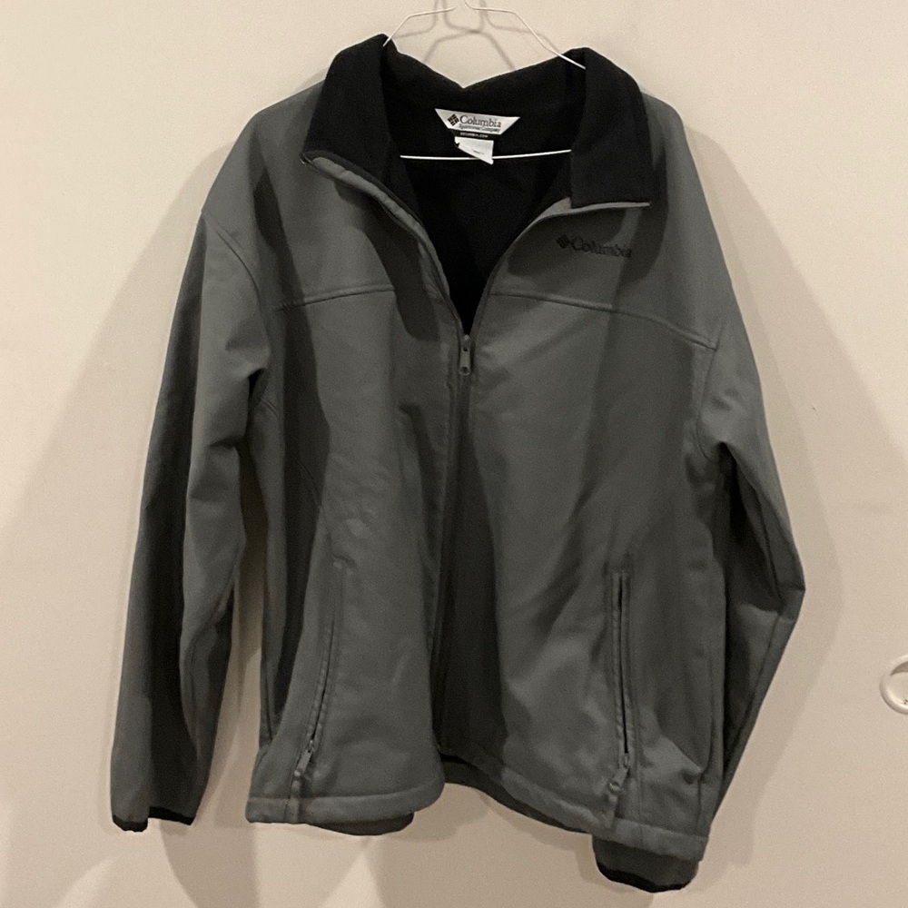 Columbia Charcoal Full-Zip Jacket